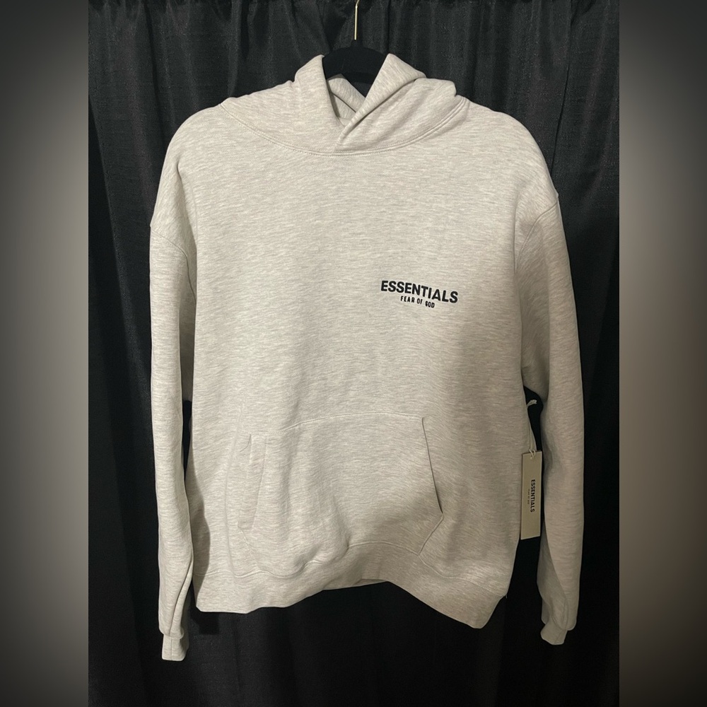 Essentials Fear of God Hoodie - Light Grey